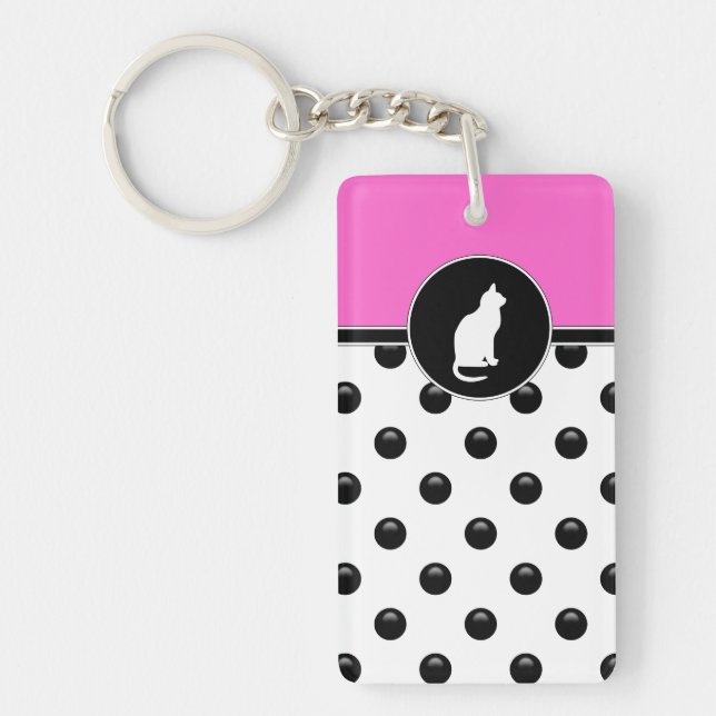 Cat Lovers Pet Keychain (Front)