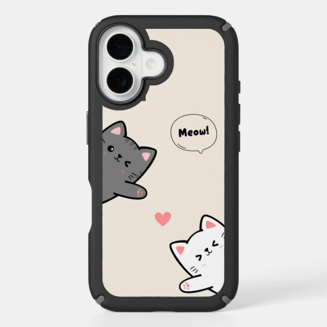 Cat lovers phone cover (Front)