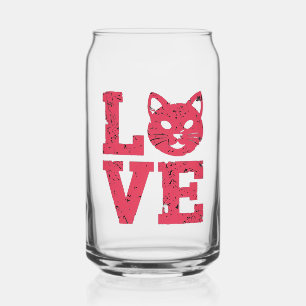 Cat Lovers: Purr-fectly Bold, Edgy, Grunge Design  Can Glass