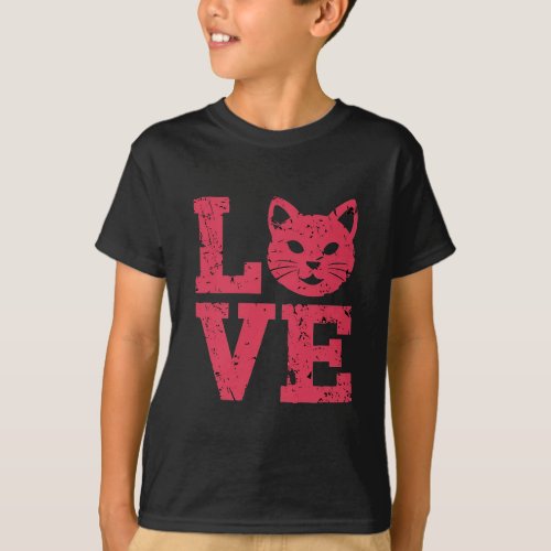 Cat Lovers Purr_fectly Bold Edgy Grunge Design  T_Shirt