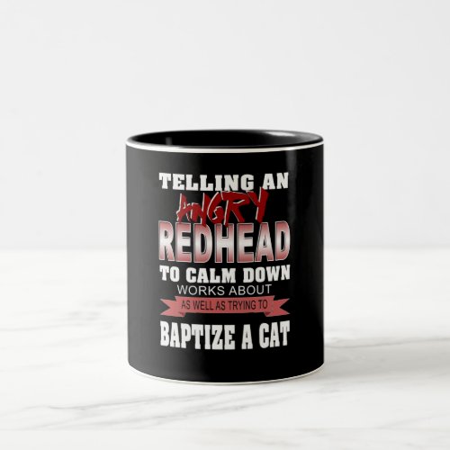 Cat Lovers  Saying Cat Baptize A Cat Owner Gift Two_Tone Coffee Mug
