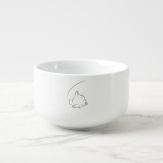 Cat lovers soup ball soup mug