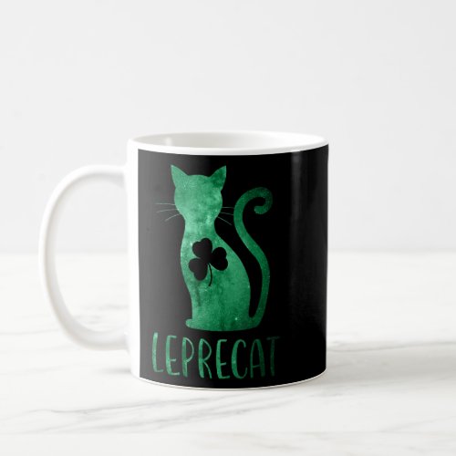 Cat Lovers St Patricks Day Girls Women Leprecat Sh Coffee Mug