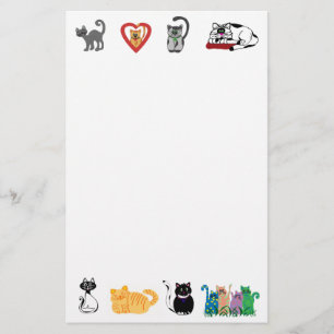 Cat Lovers Stationary Paper