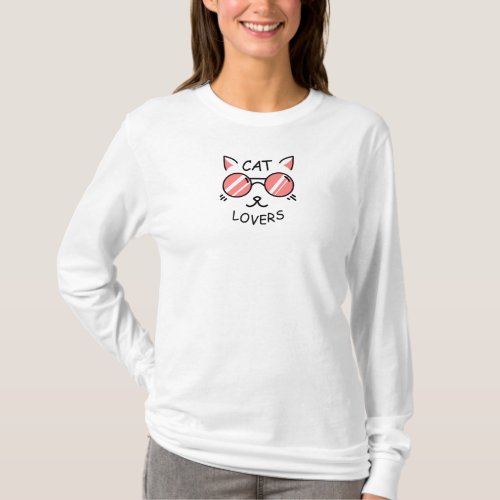 CAT LOVERS t_shirt