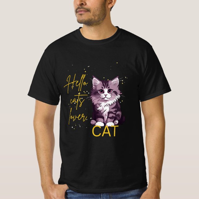 Cat lovers t-shirt (Front)