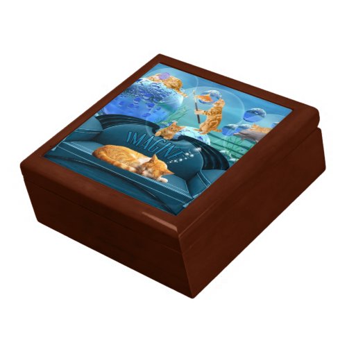 Cat Lovers Tabby Dreams Fun Fantasy Gift Box