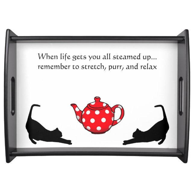 Cat lover's tea tray (Front)