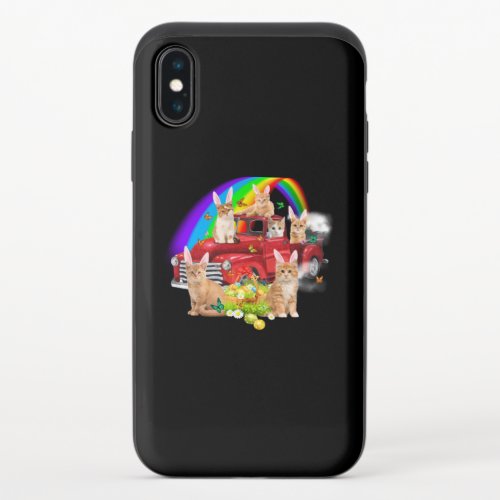 Cat Lovers Truck Cats Butterfly Beautiful Rainbow iPhone X Slider Case