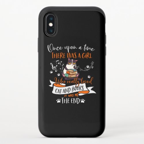 Cat Lovers  Who Really Loved Cat  Books Lovers iPhone X Slider Case