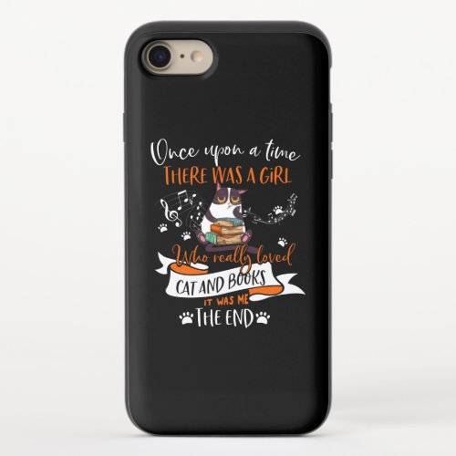 Cat Lovers  Who Really Loved Cat  Books Lovers iPhone 87 Slider Case