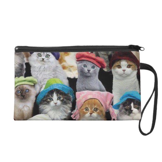 Cat Lovers Wristlet Purse (Front)