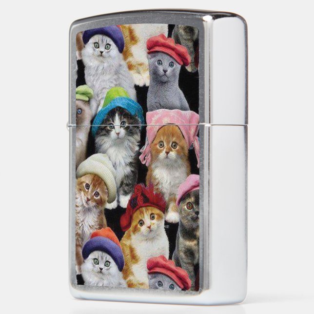 Cat Lovers ZIPPO® Pocket Lighter (Left)