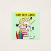 Cat Loves Books (Front)