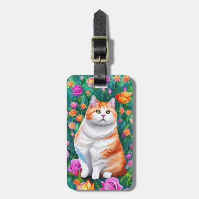 Cat Luggage Tag (Front Vertical)