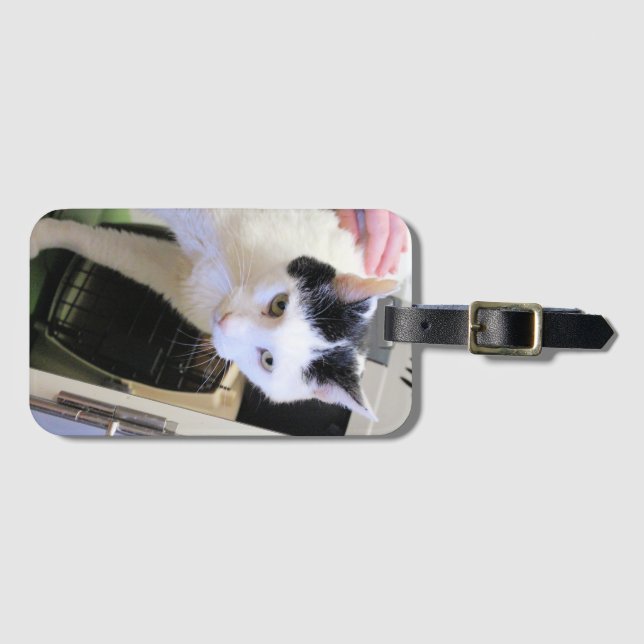 Cat   luggage tag (Front Horizontal)