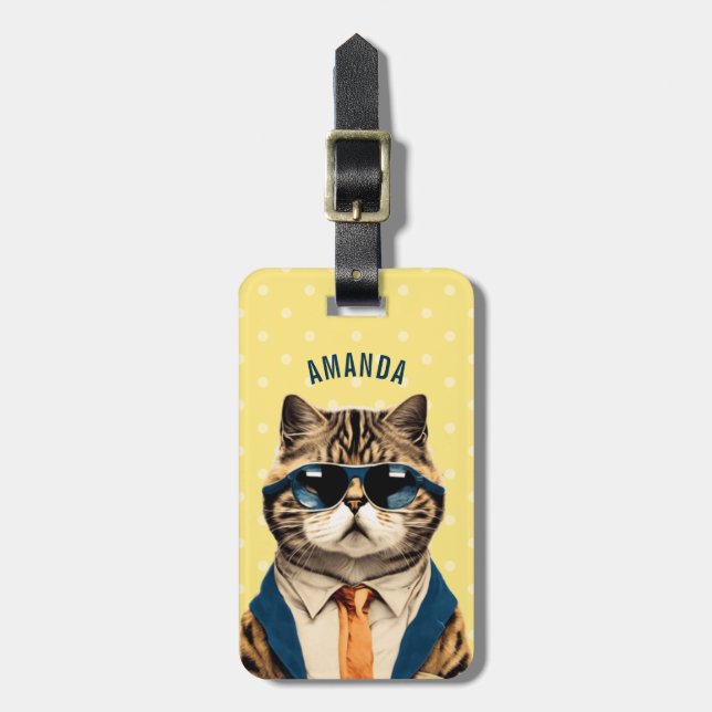 Cat Luggage Tags (Front Vertical)
