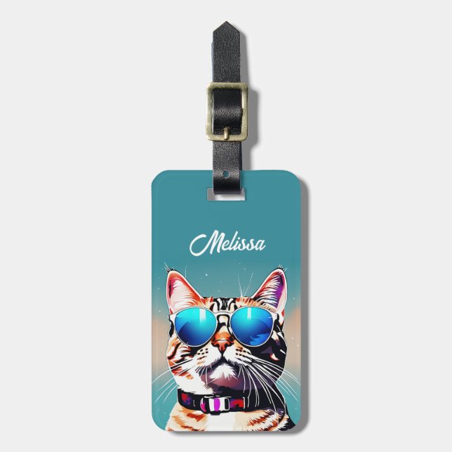 Cat Luggage Tags (Front Vertical)