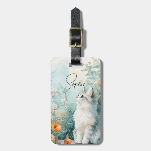 Cat Luggage Tags (Front Vertical)