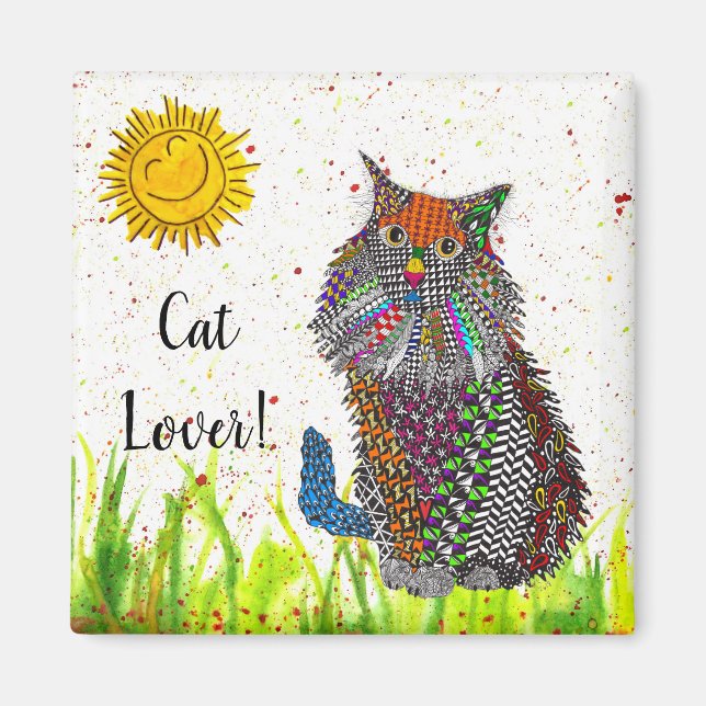 Cat Magnet 2" (Front)