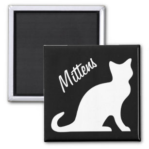 Cat magnets with your pet name