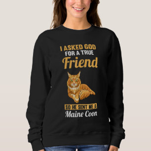 Cat Maine Coon 3 Sweatshirt
