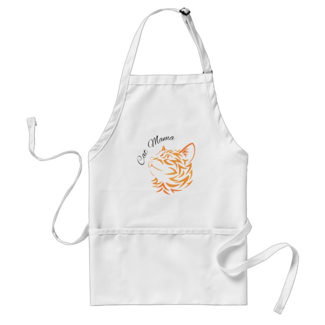 Cat Mama  Adult Apron (Front)