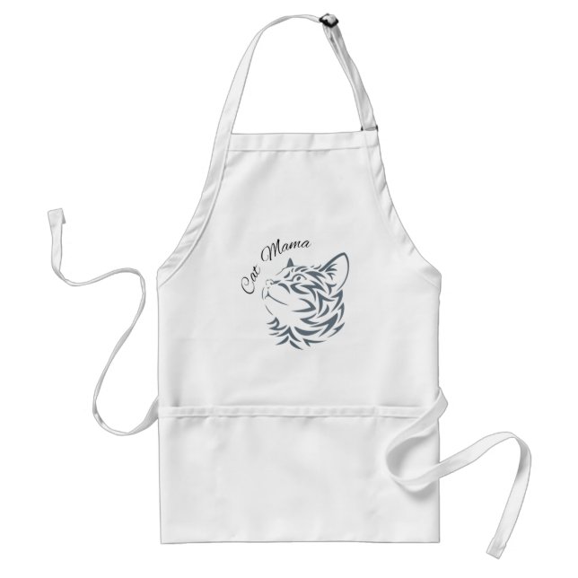 Cat Mama       Adult Apron (Front)