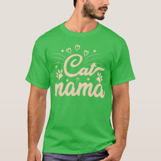Cat Mama Cat Mom Funny Cat Paw boy T-Shirt