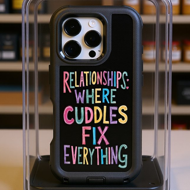 Cat Mama Cuddles Fix Everything Otterbox iPhone Case (Creator Uploaded)