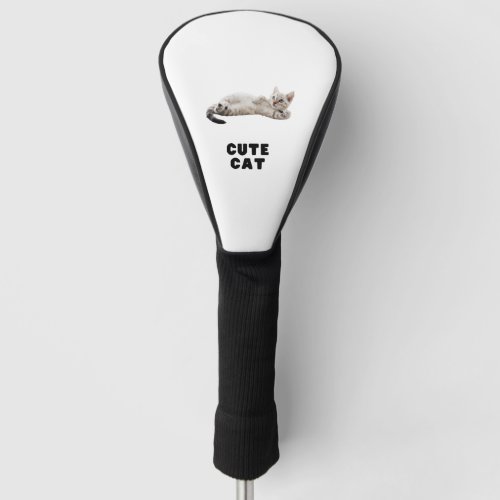 cat mama     golf head cover