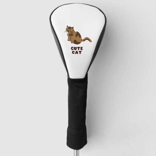 cat mama        golf head cover