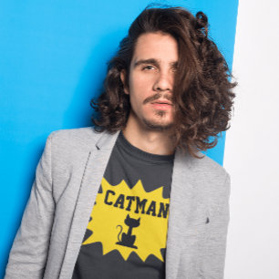 CAT MAN CAT DAD MENS T-SHIRT T-SHIRTS