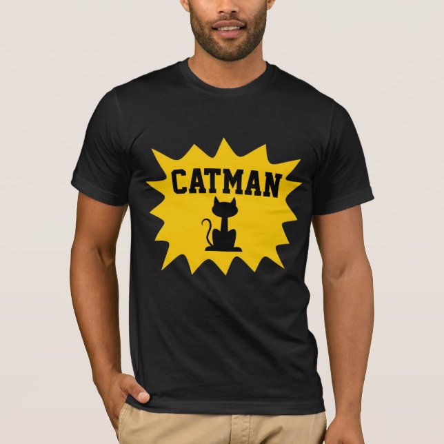 CAT MAN CATMAN CAT LOVER T-Shirts (Front)