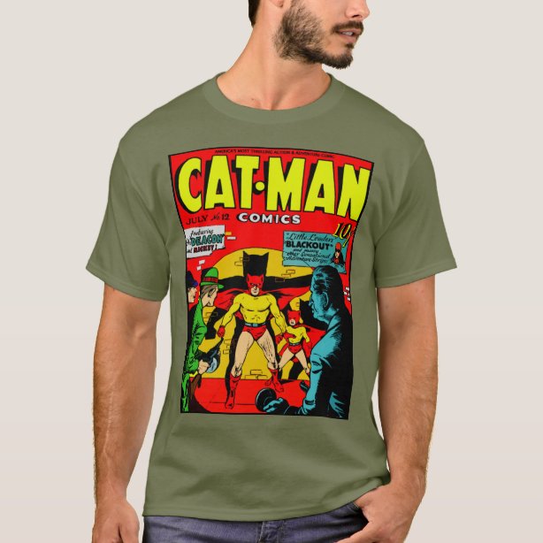 cat man t shirt