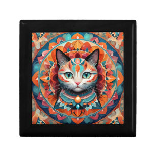 Cat Mandala Gift Box
