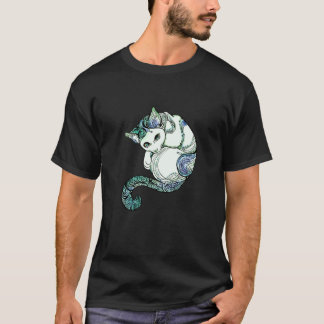 Cat Mandala Spiritual Turquoise Meow T-Shirt