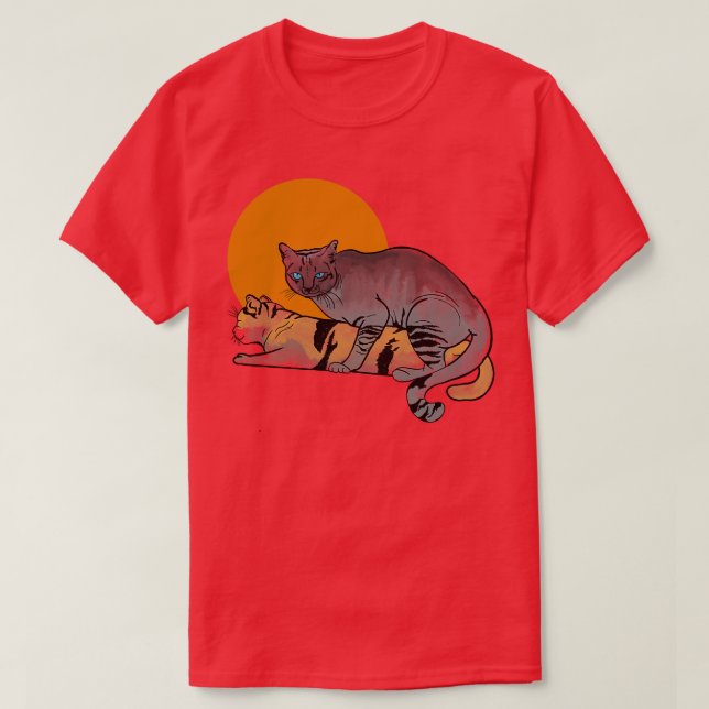 Cat mating T-Shirt (Design Front)
