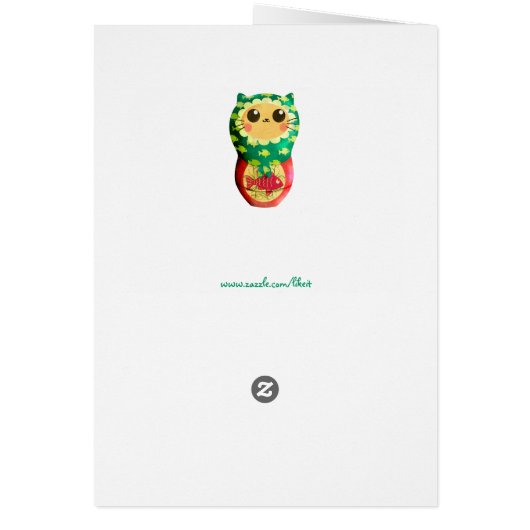 Cat Matryoshka Doll (Back)