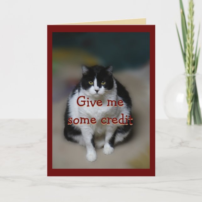 Cat, Max fv- customize for any occasion Card (Front)