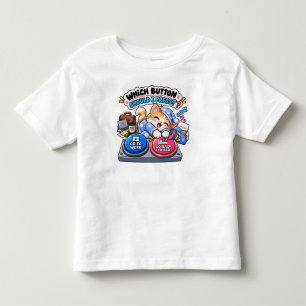 Cat Meme Funny Cute Cat Humor Design Toddler T-shirt