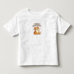 Cat Meme Funny Cute Cat Humor Design Toddler T-shirt