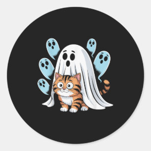 Cat Meme Funny Soky Halloween Kitty  Classic Round Sticker