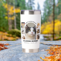 Cat Memorial 7 Photo Collage Pet Tribute Template