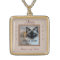 Cat Memorial Brown Tones Custom Photo Pendant