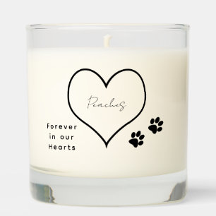 Cat Memorial Candle Forever in our Hearts
