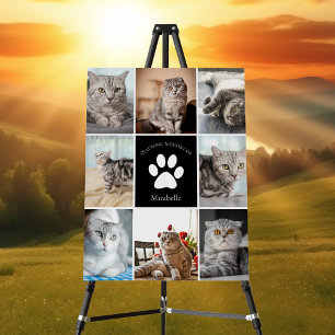 Cat Memorial Custom Photo Collage In Loving Memory Foam Board