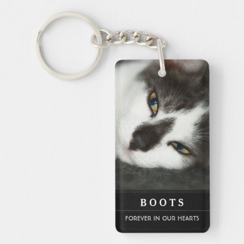 Cat Memorial KeyChain _ Gods Garden Poem