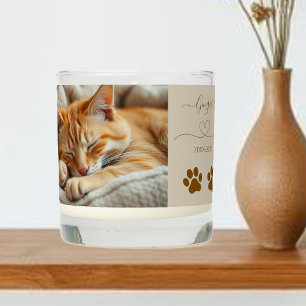 Cat Memorial Scented Candle