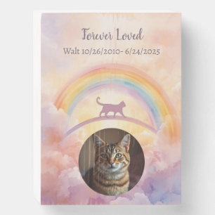 Cat Memorial Wood Sign Rainbow Bridge My Guardian